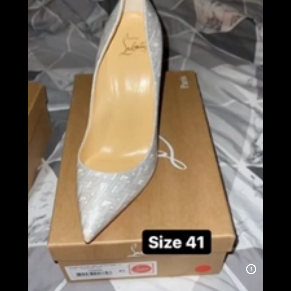 Christian Louboutin Women's Silver Heels